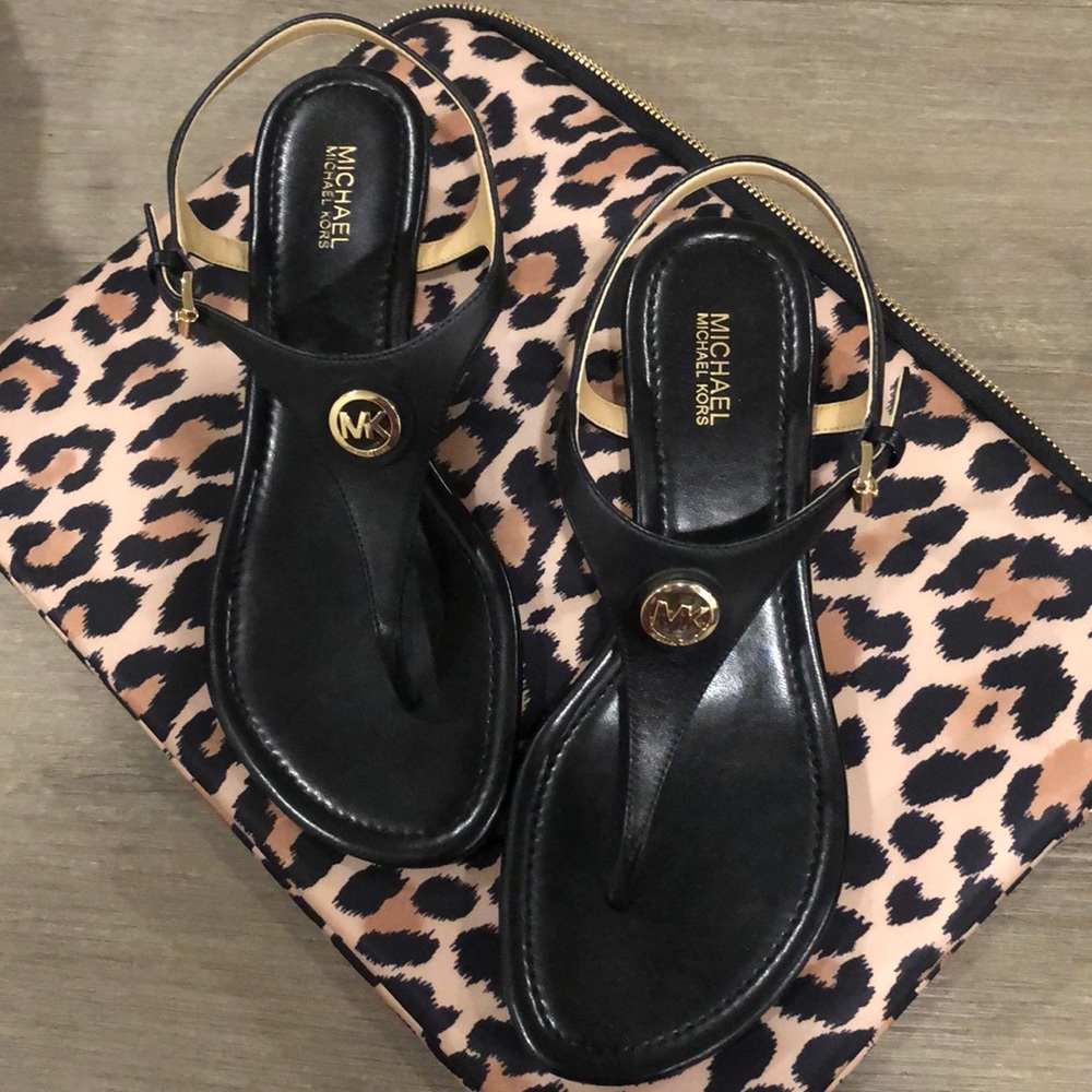 Michael Kors Ramona Black Sandal
